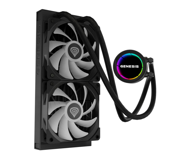 GENESIS Hydria 240 ARGB 2x120mm NLG-2319 - 1339433 - zdjęcie 2